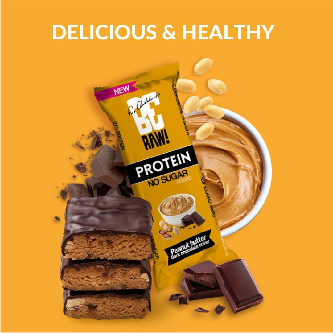 Protein 27% Bar - Peanut Butter dark chocolate cover 40g x15