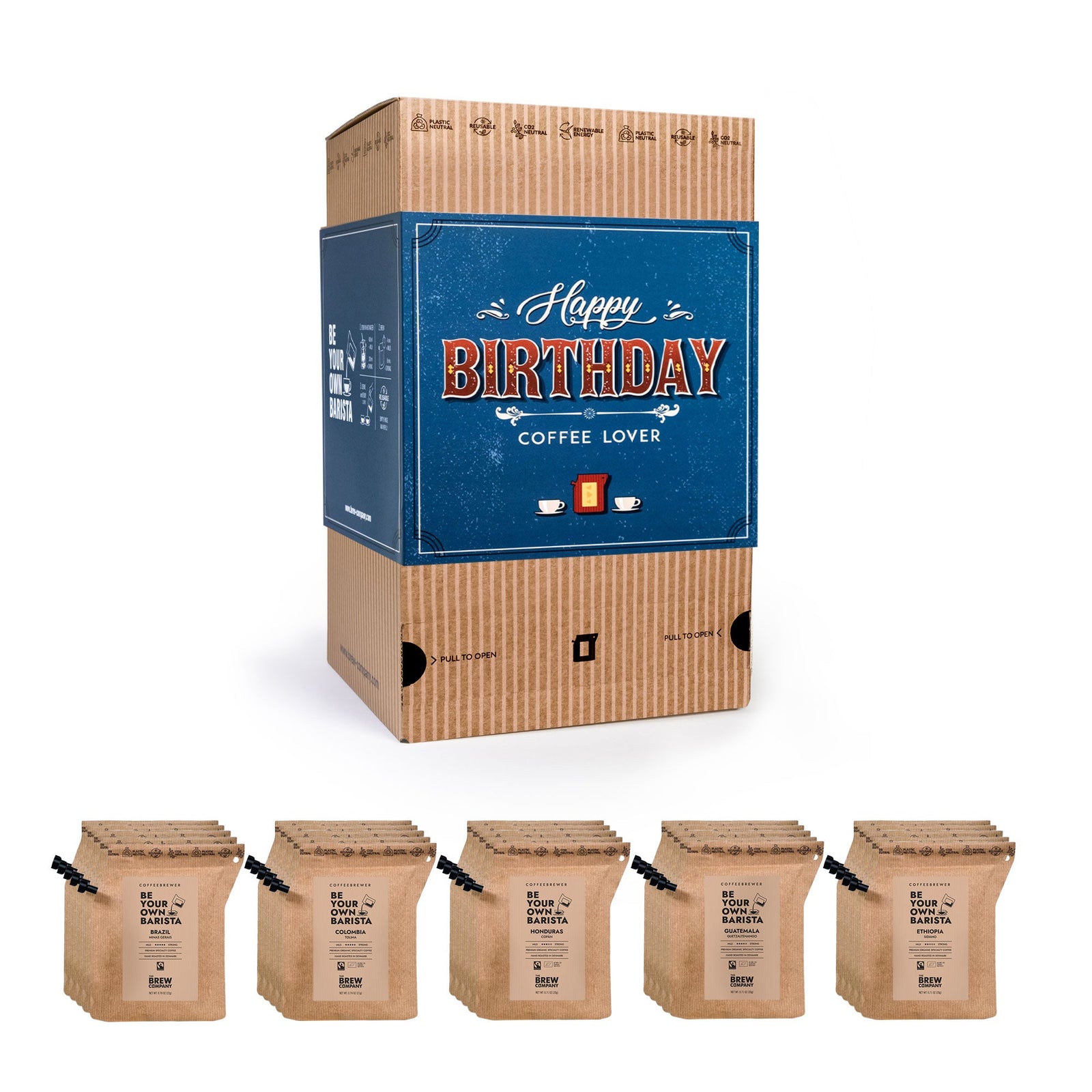 HAPPY BIRTHDAY SPECIALTY COFFEE GIFT BOX 25 PCS