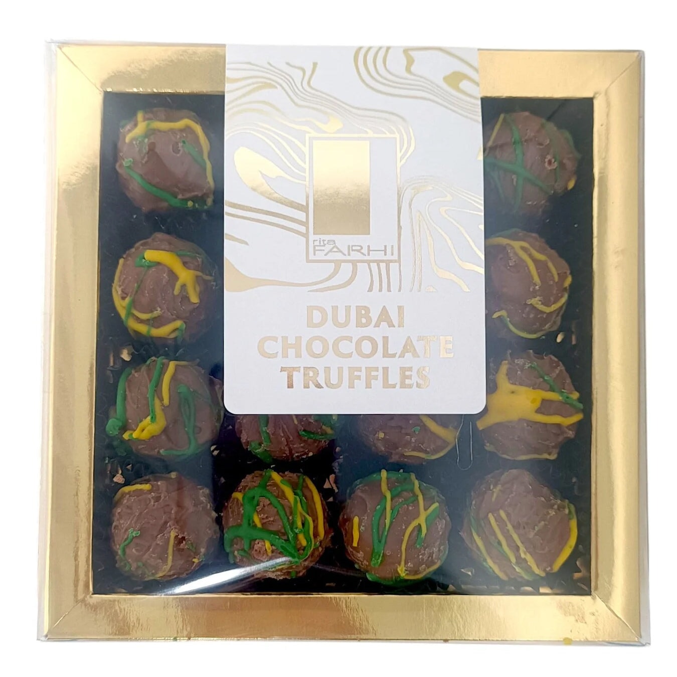 Dubai Chocolate Truffles in Luxury Gift Box, 144g
