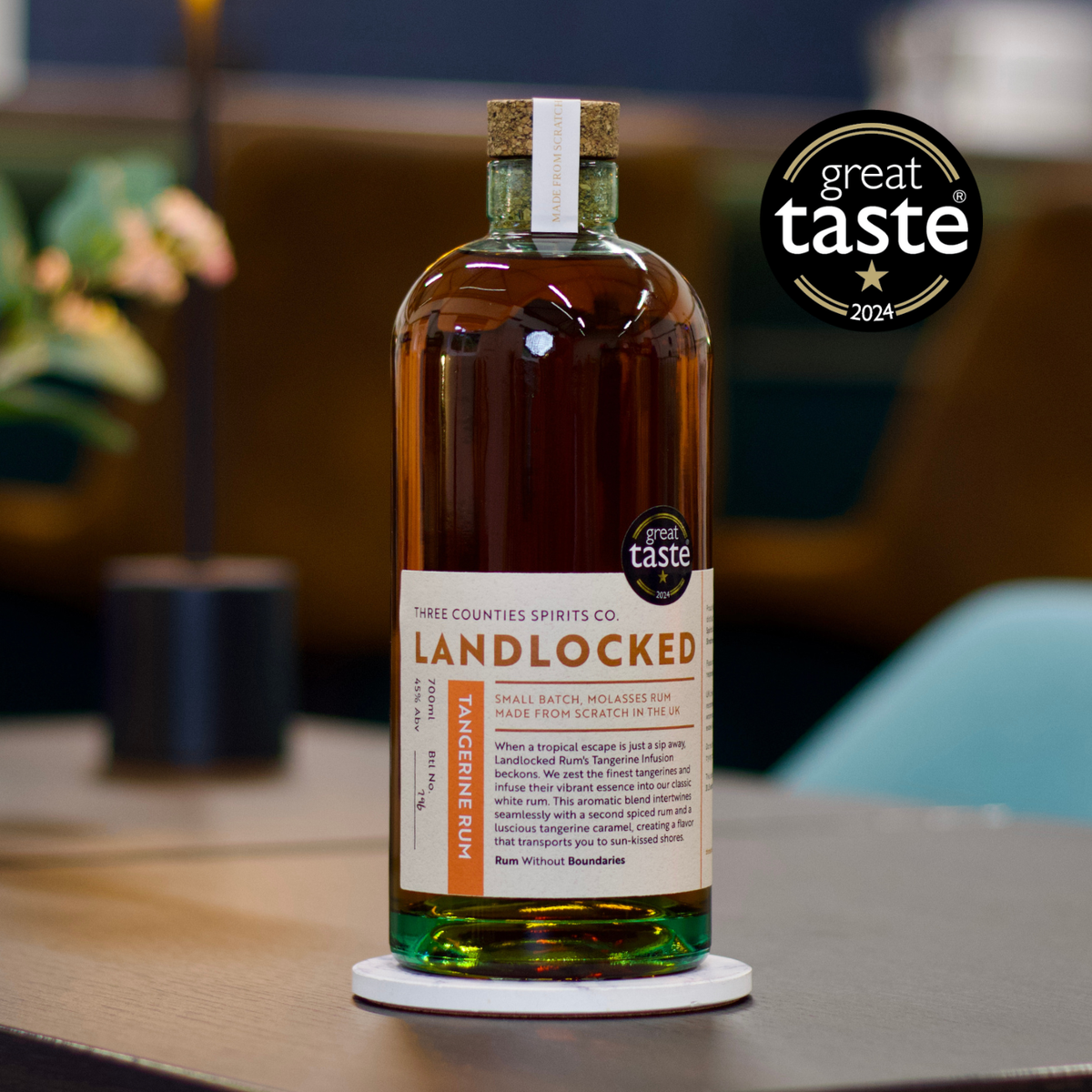 Landlocked English Tangerine Rum