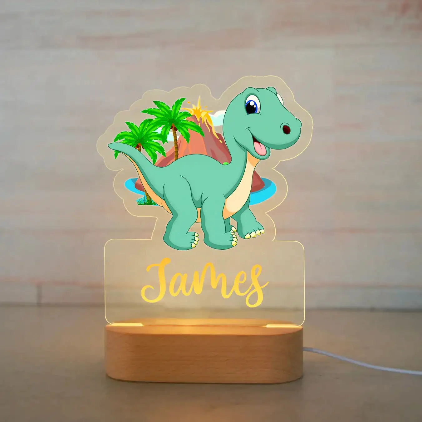 Children Animal Night Light with Custom Name