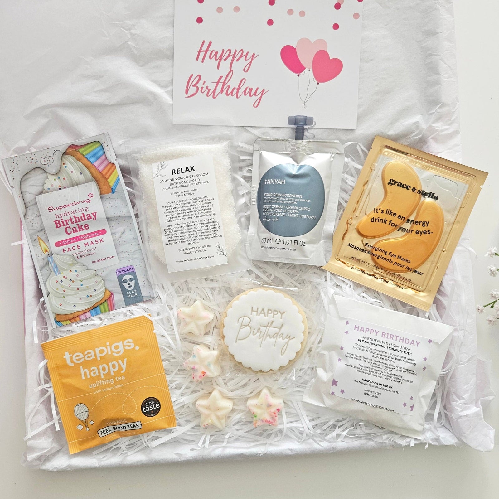 BIRTHDAY PAMPER HAMPER | LETTERBOX GIFTS