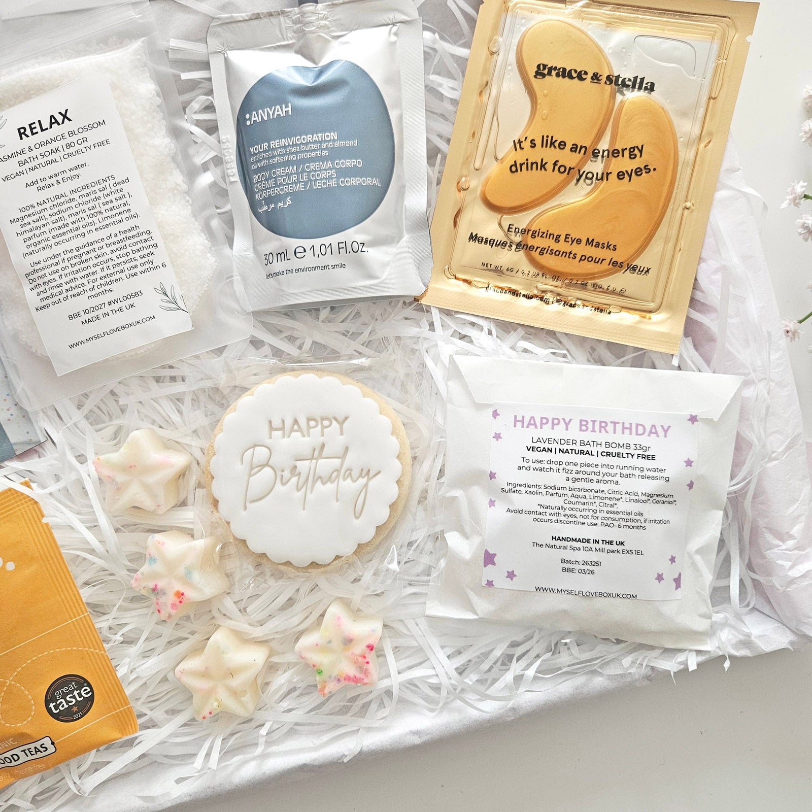 BIRTHDAY PAMPER HAMPER | LETTERBOX GIFTS