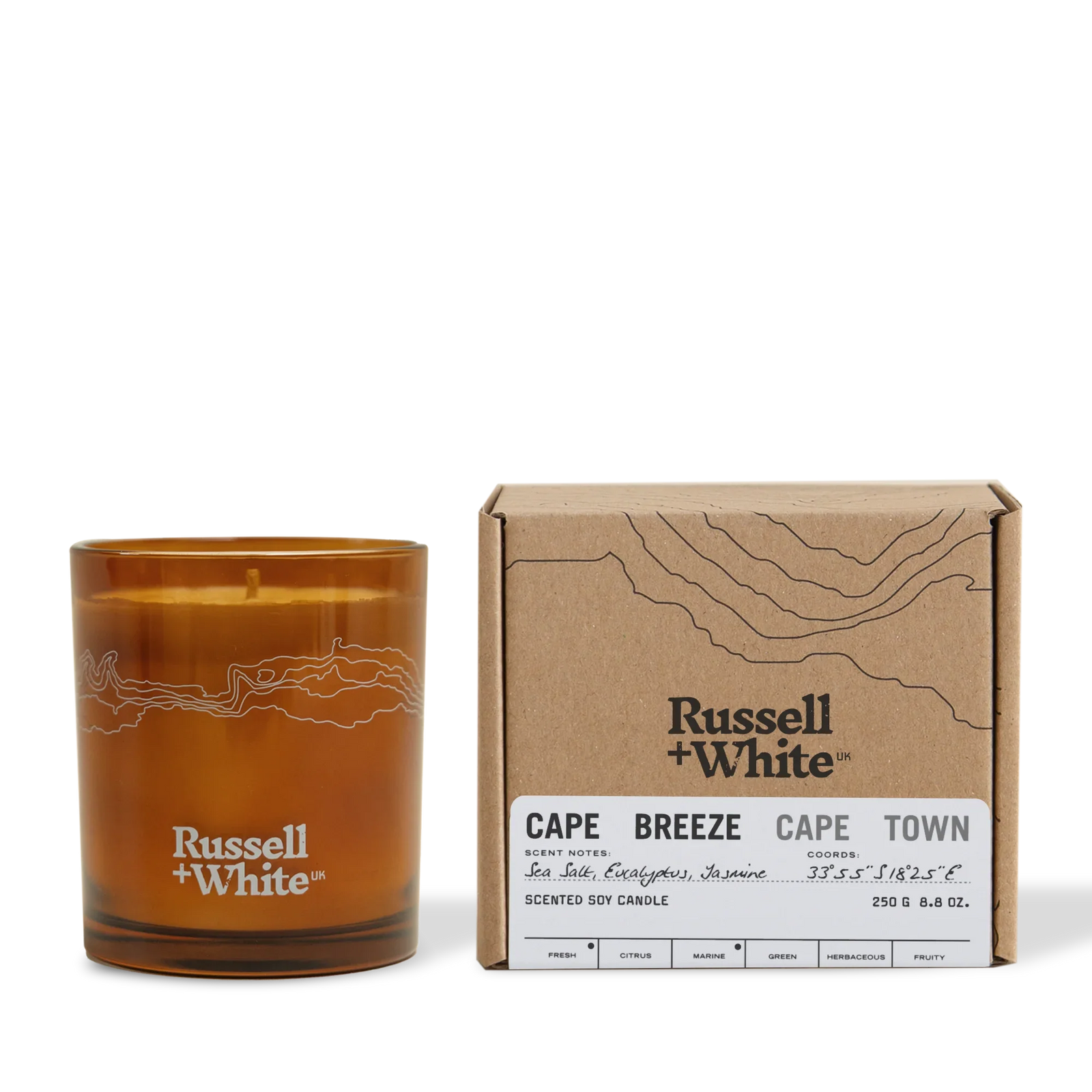 Cape Breeze 250g Scented Soy Candle