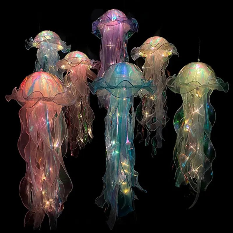 Jellyfish Night Light Lamp Portable