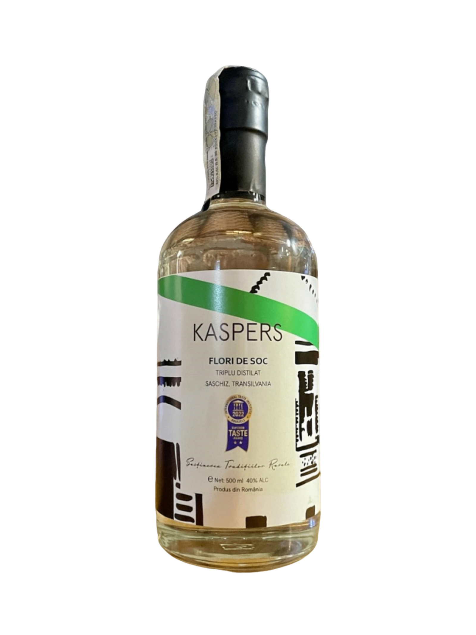 Kaspers Artisanal Elderflower Gin 500ml