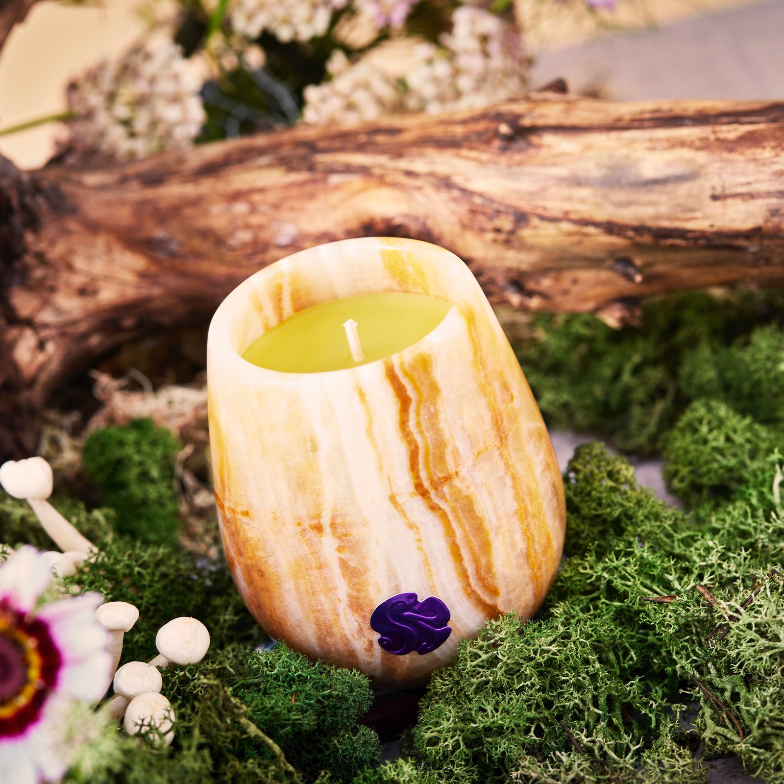 Organic Beeswax Massage + Bath Oil Candle                    225g