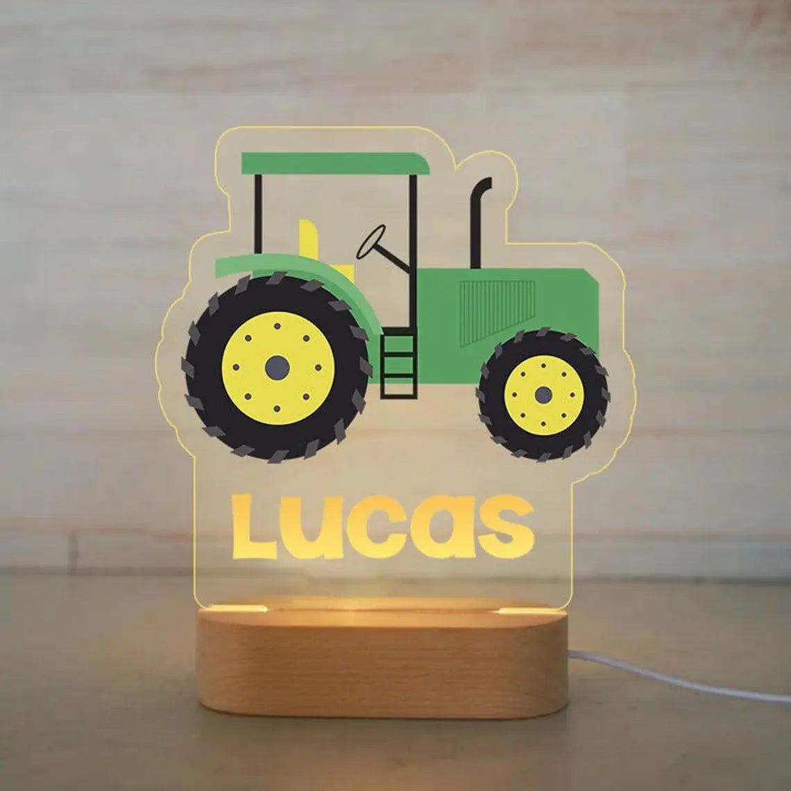 Children Animal Night Light with Custom Name