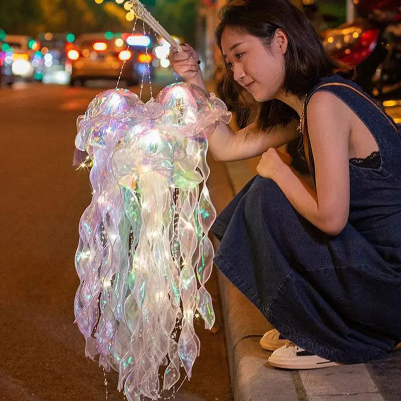 Jellyfish Night Light Lamp Portable