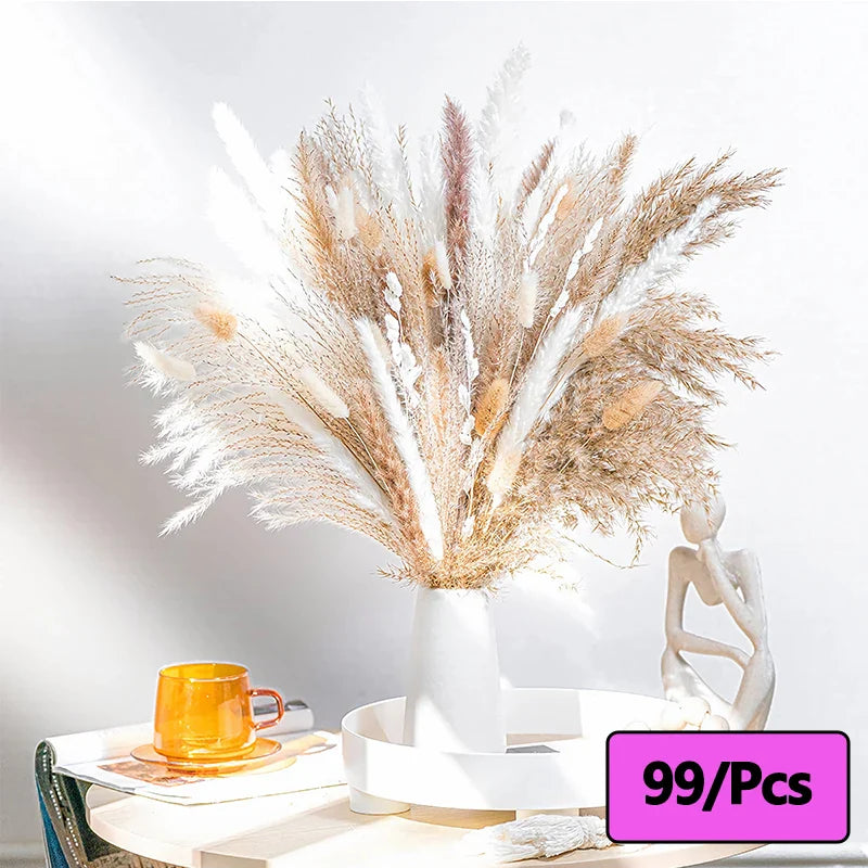 300pcs Rabbit Tail Grass Flower Bouquet