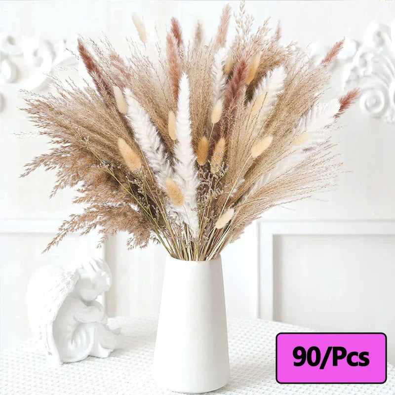 300pcs Rabbit Tail Grass Flower Bouquet