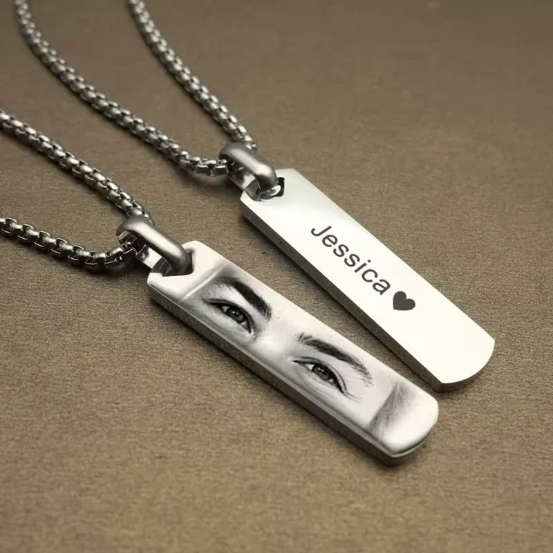 Eye Photo Necklace