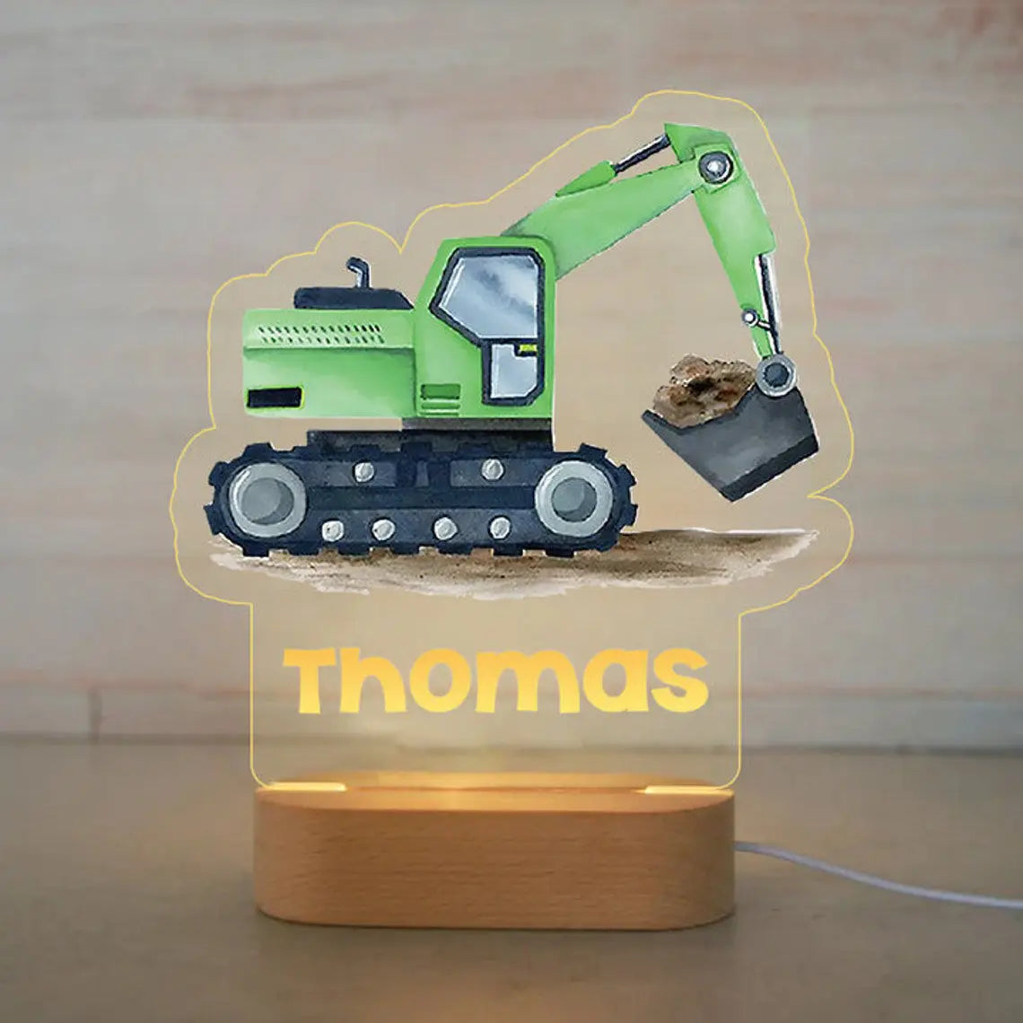 Children Animal Night Light with Custom Name