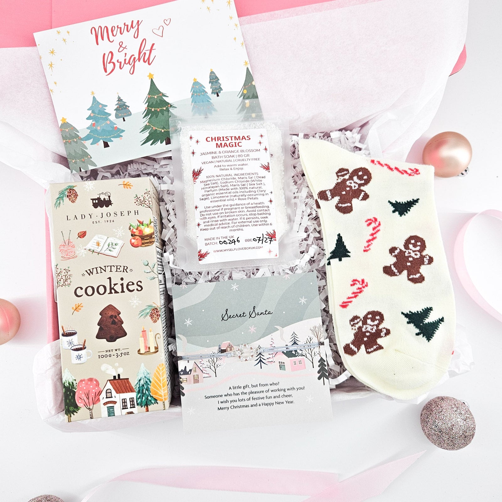 SECRET SANTA TREATS | CHRISTMAS GIFT BOX