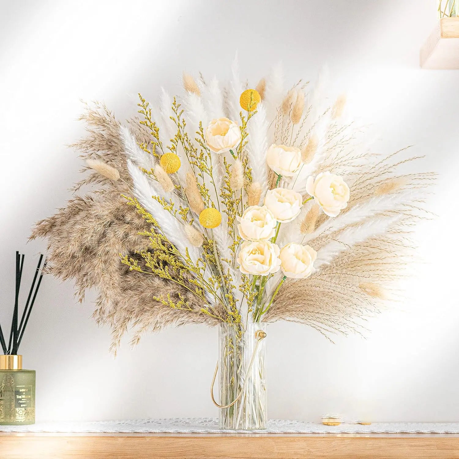300pcs Rabbit Tail Grass Flower Bouquet