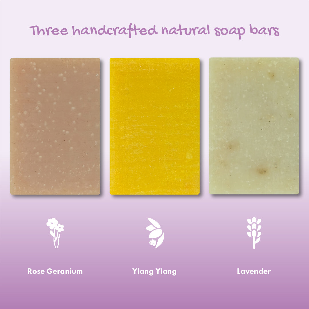 Trio Gift Set - Rose Geranium, Ylang Ylang, Lavender