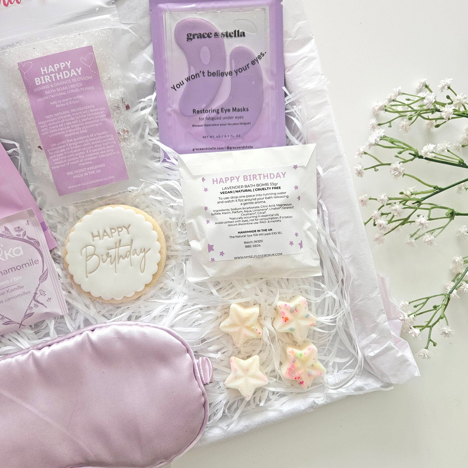 BIRTHDAY PAMPER BOX | LETTERBOX GIFTS