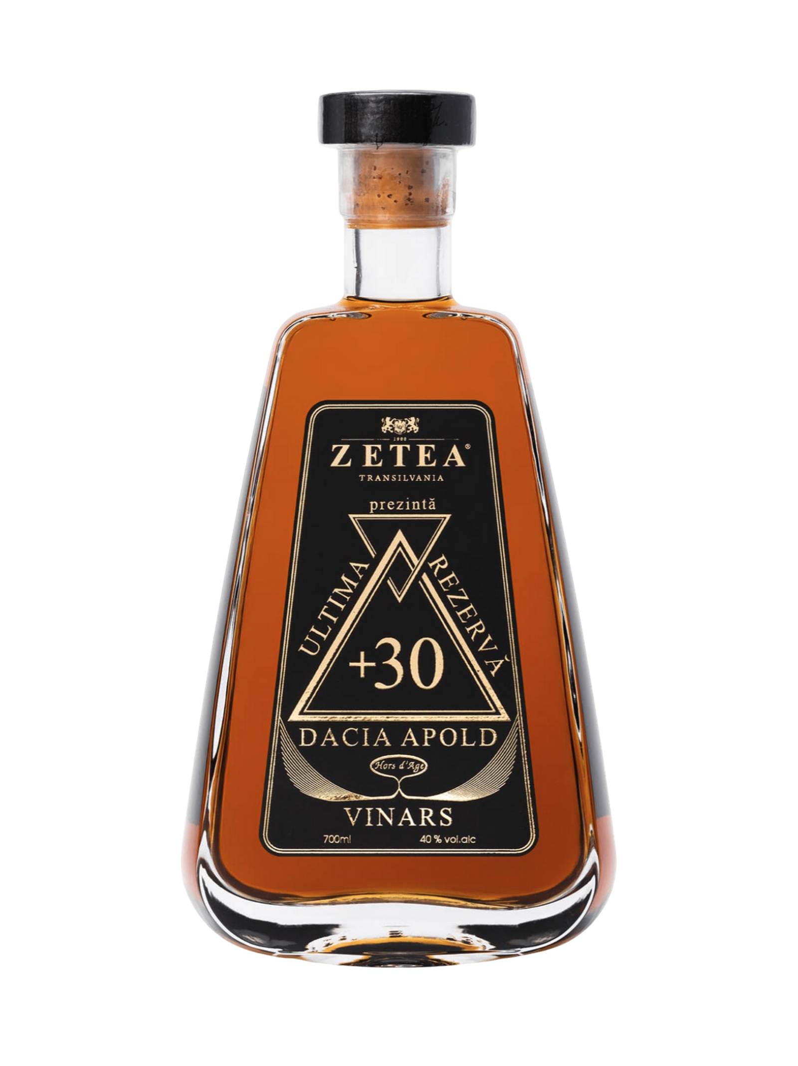 Zetea Ultima Rezerva (Last Reserve) Dacia Apold Hors D'Age Brandy (Cognac / Coniac / Vinars) 700ml