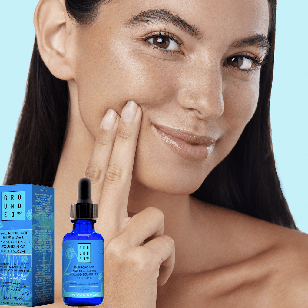Blue Algae & Collagen Fountain of Youth HA Facial Serum