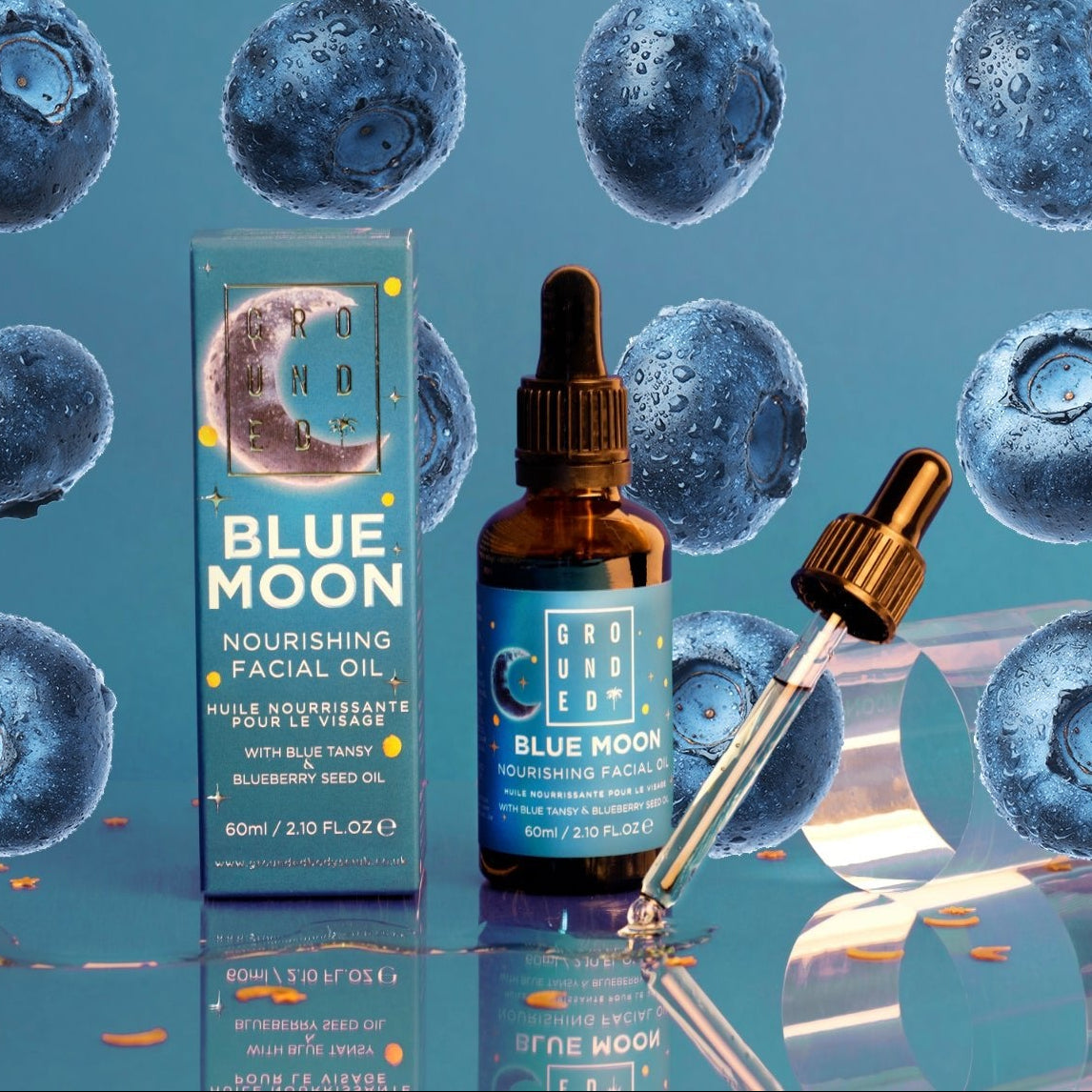 Blue Moon - Blueberry and Blue Tansy Luxe Facial Oil