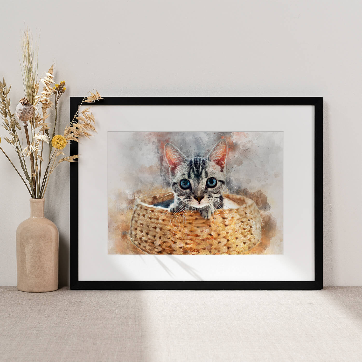 Watercolour Pet Portrait