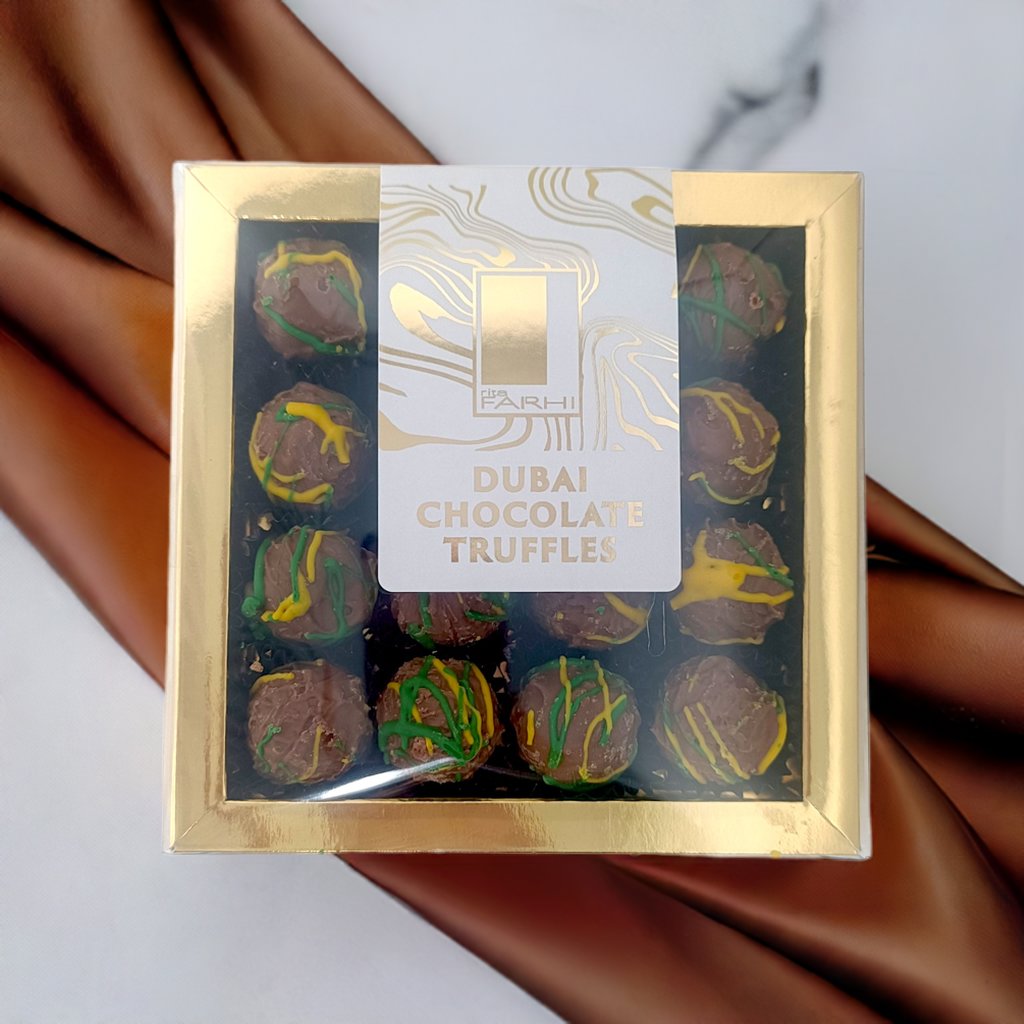 Dubai Chocolate Truffles in Luxury Gift Box, 192g