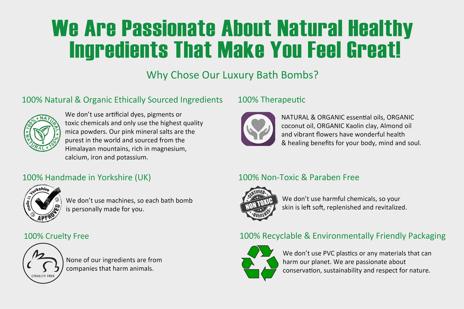 Luxury Therapeutic 'Purity' Bath Bomb Gift Set