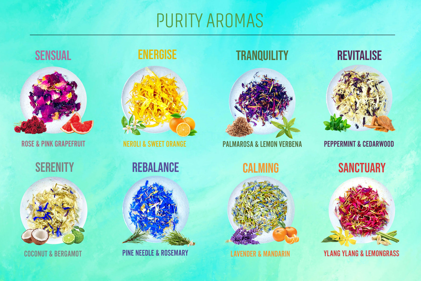 Luxury Therapeutic 'Purity' Bath Bomb Gift Set